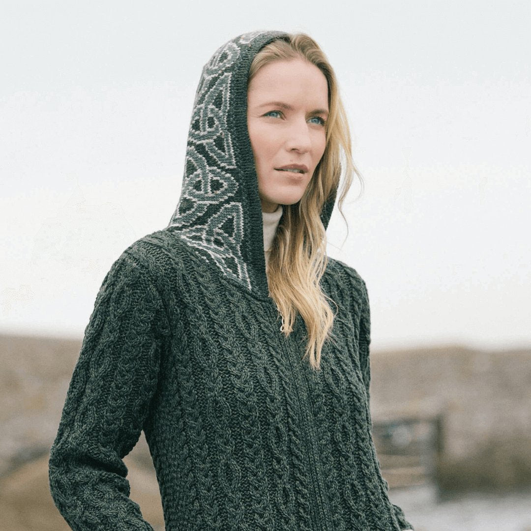 Traditional Aran Sweaters made from 100% merino wool