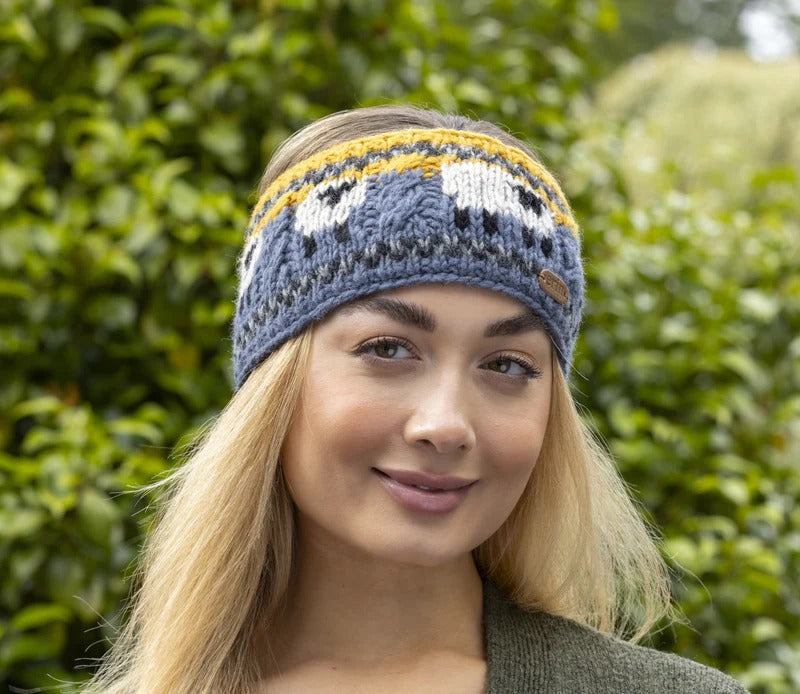 Aran Cable Sheep Headband