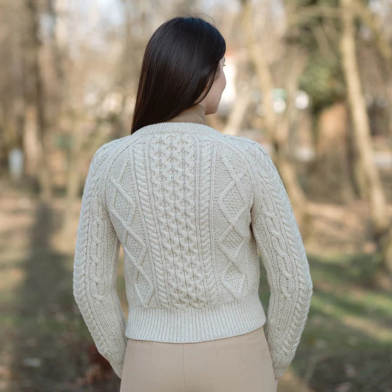 Ladies Cable Cardigan