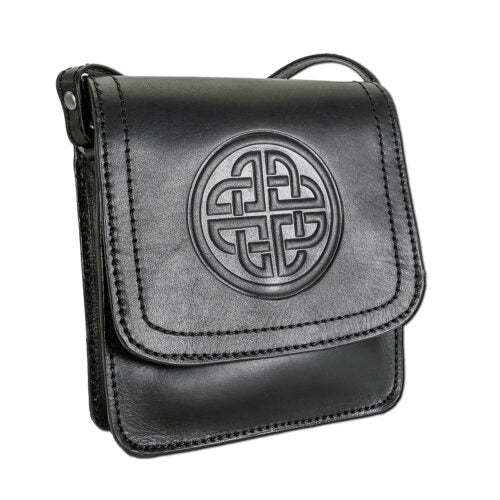 Leather Morrigan Celtic Bag