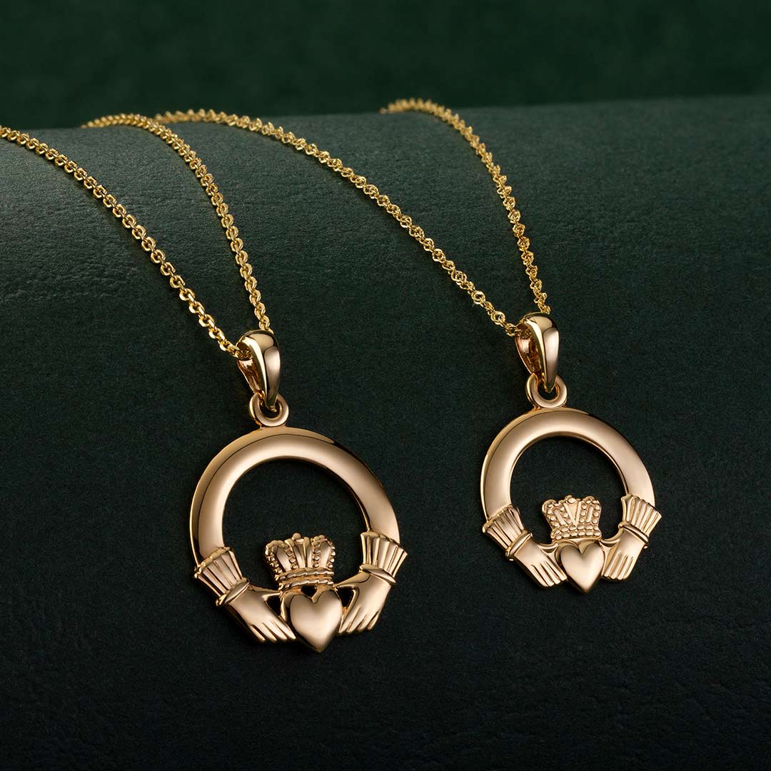 Gold Claddagh Necklace