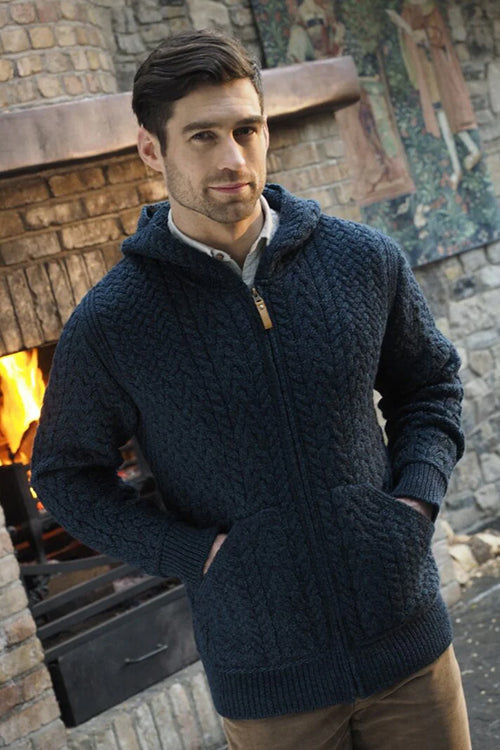MEN’S HOODED CARDGIAN HD4821