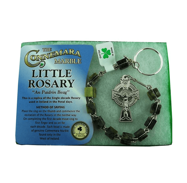 CONNEMARA MARBLE PAIDRIN BEAG SINGLE DECADE ROSARY