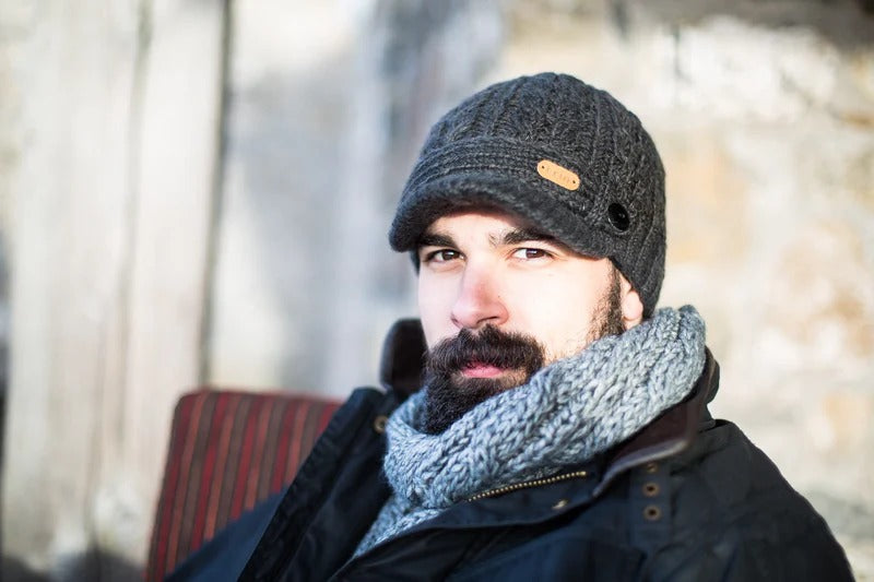 aran-cable-peak-hat-charcoal-2