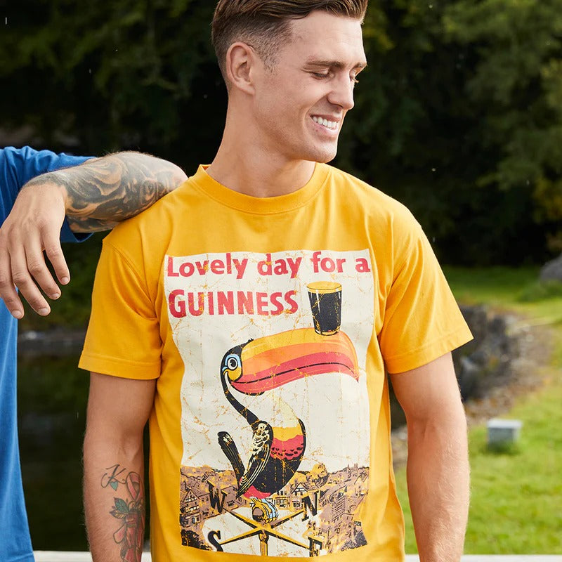 Guinness Yellow  Lovely Day T-Shirt