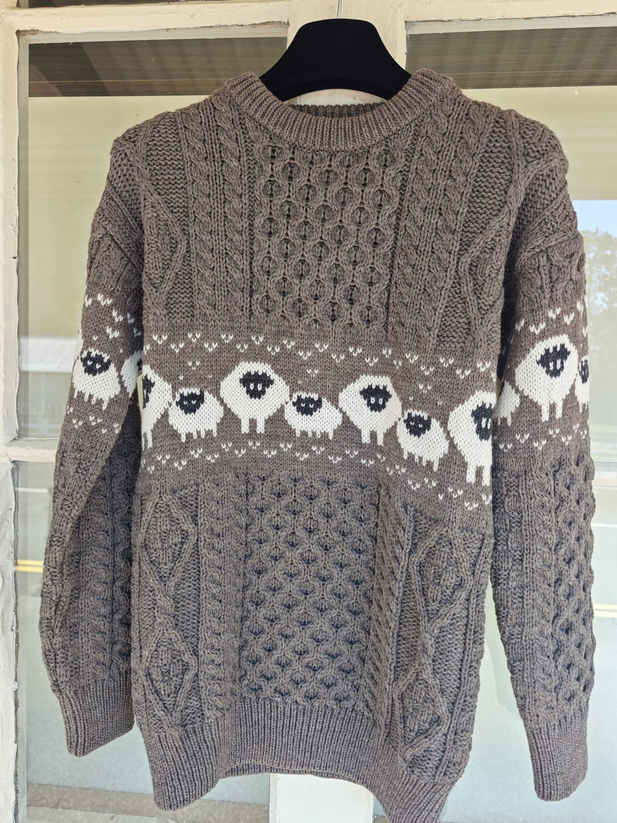 Brown Wool Sheep Sweater