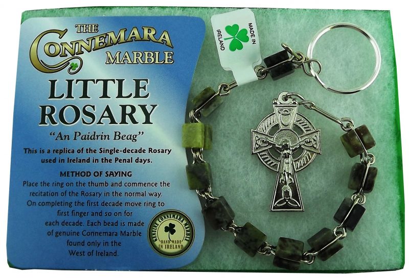 CONNEMARA MARBLE PAIDRIN BEAG SINGLE DECADE ROSARY