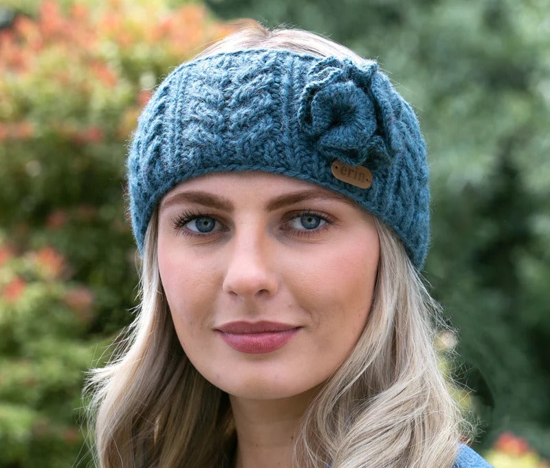 Aran Cable Headband | Irish Wool Hats | Erin Giftstore