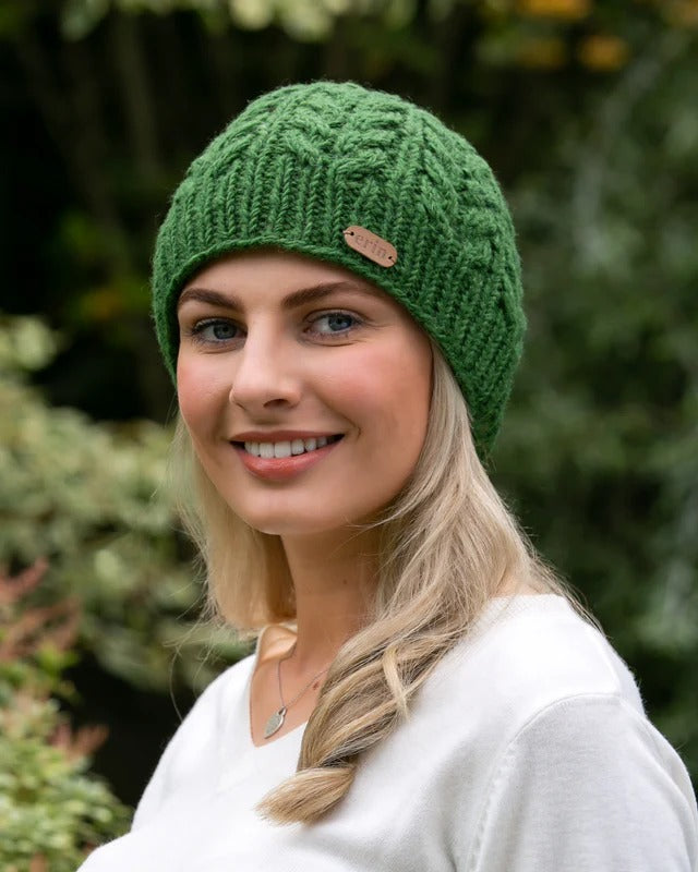 aran-cable-pullon-hat-dark-green