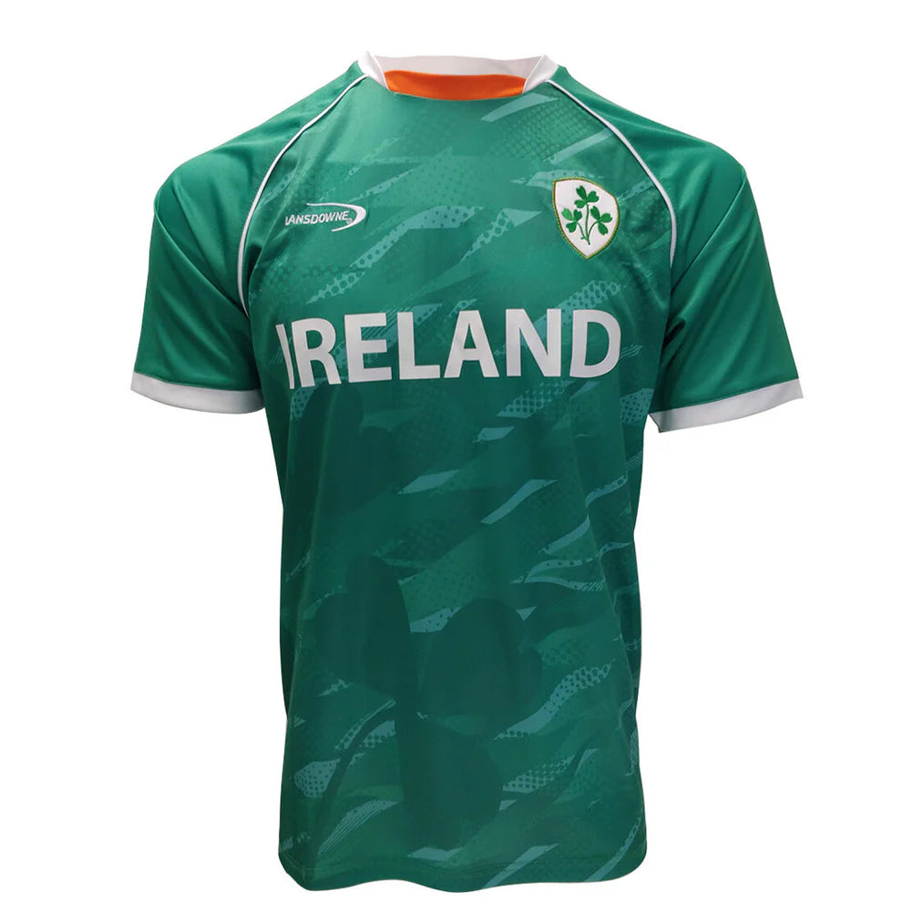Unisex Ireland Sublimated Performance Top With Shamrock Crest Design