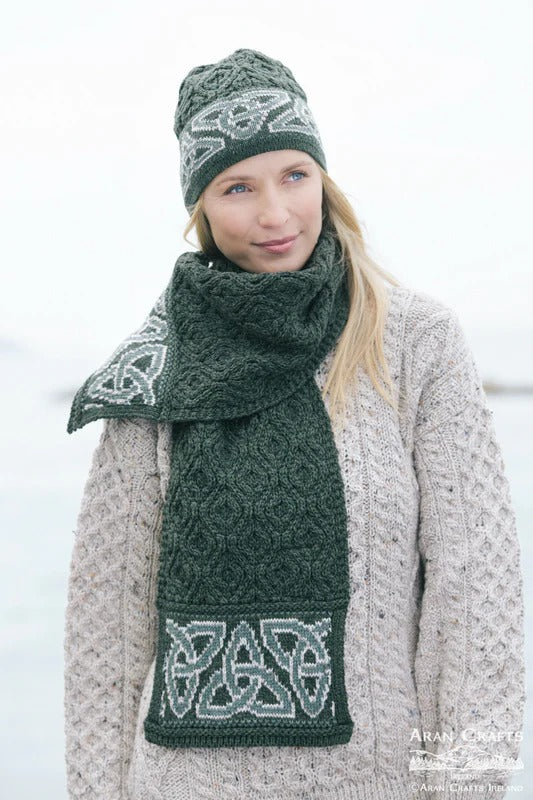 CELTIC JACQUARD SCARF X5478