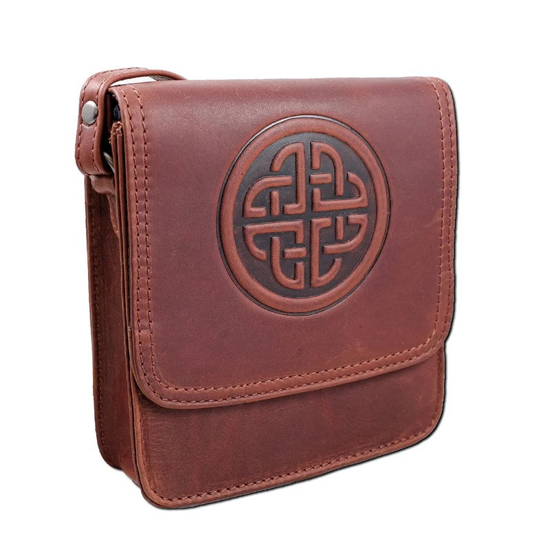 Leather Morrigan Celtic Bag