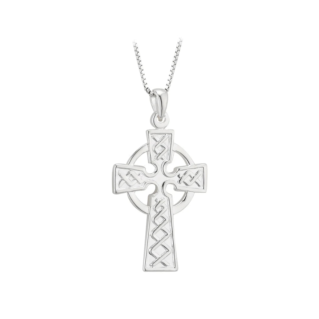 Embossed Celtic Cross Pendant