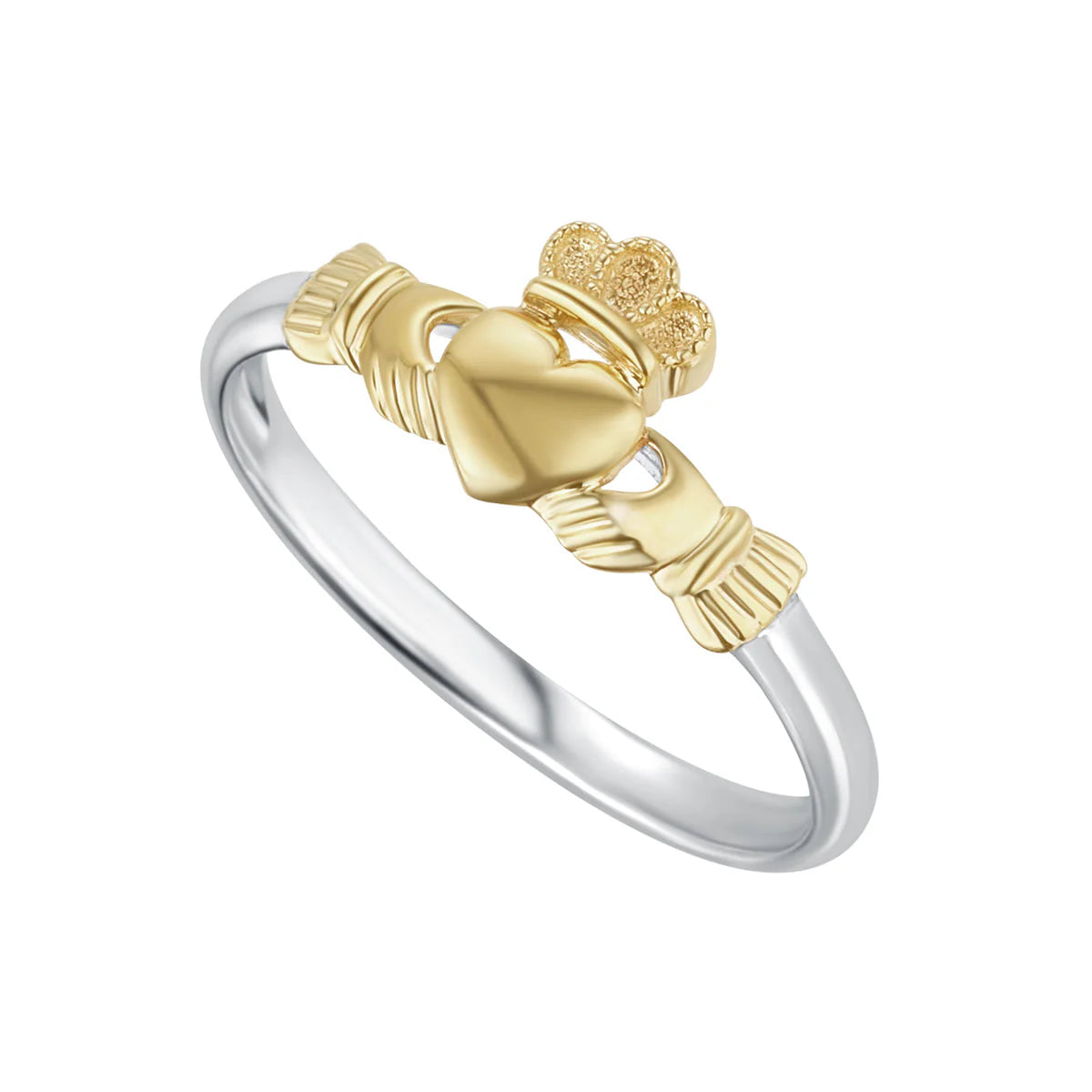 Gold & Silver Claddagh Ring