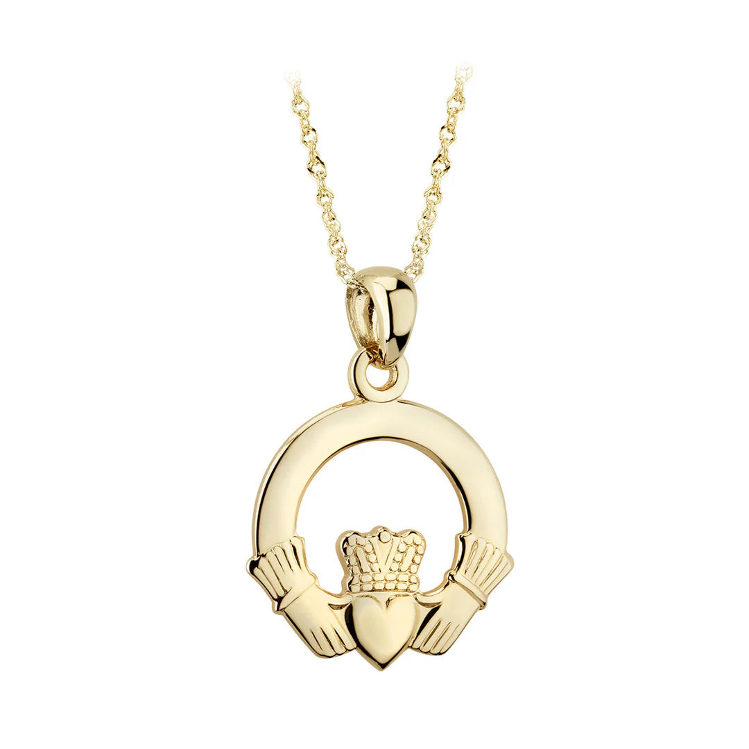 Gold Claddagh Necklace