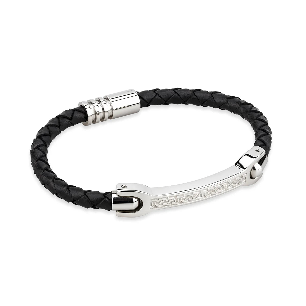 Men's Engraved Celtic Bracelet