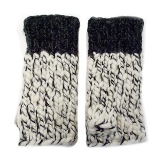 Uneven Wool Hand Warmers Charcoal